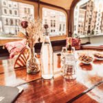 drinks and snacks on boat